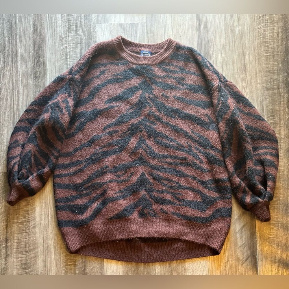 Adorable animal print sweater